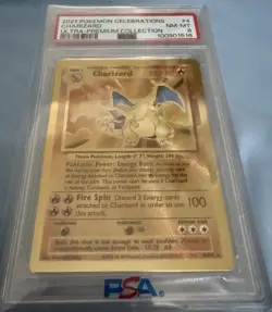 Charizard (Celebrations Metal Card) 004/102 Psa 8 # 100901516 - Image 1