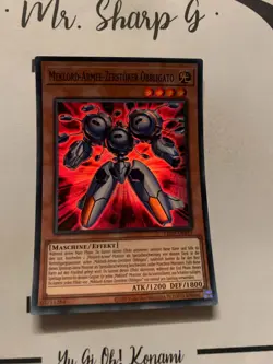 MEKLORD-ARMEE-ZERSTORER OBBLIGATO - LED7-DE019 DEUTSCH Yu-Gi-OH! CARD SUPER RARE - Image 3