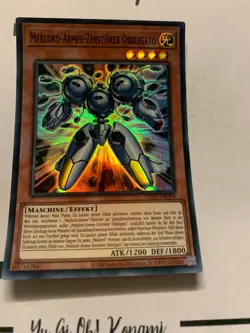 MEKLORD-ARMEE-ZERSTORER OBBLIGATO - LED7-DE019 DEUTSCH Yu-Gi-OH! CARD SUPER RARE - Image 4