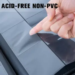 Card Binder 16 Pocket,Trading Card Binder Holds up to 1408 Cards with 44 Slee... - Image 4