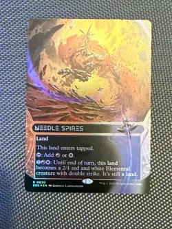 MTG EOS Borderless Stellar Sights 30 - Needle Spires FOIL EN - NM English - Image 1