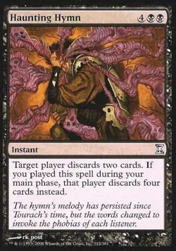 Haunting Hymn -Foil Medium Play MTG Time Spiral - Image 1