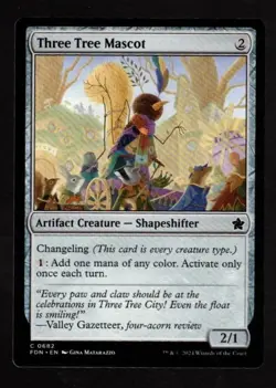 4x Three Tree Mascot-Magic the Gathering-MTG-Foundations-Near Mint-4x - Image 1