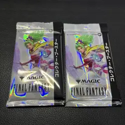 MTG Final Fantasy Japanese Version Collector Booster - 2 Unopened Packs - Image 1