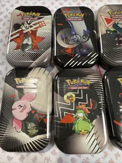 8 x Black Bolt & White Flare Pokemon TCG Unova Mini Tins 1 Art Set Bundle 2 - Image 2