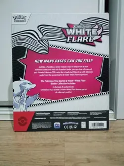 Pokemon TCG Scarlet & Violet White Flare Binder Collection IN HAND✅ - Image 2