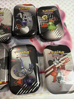 8 x Black Bolt & White Flare Pokemon TCG Unova Mini Tins 1 Art Set Bundle 1 - Image 3