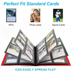 4 Pocket Card Binder for 160 Sleeves - Album for Trading, Sports, Baseball & Gam - Image 5