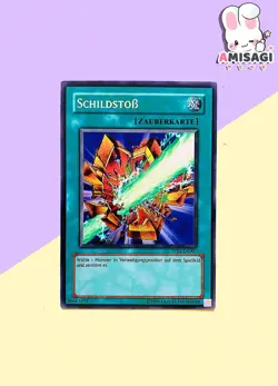 Yu-Gi-Oh! - Karte Schildstoss PP01-DE007 Secret Rare Trading Card TCG Deutsch - Image 1