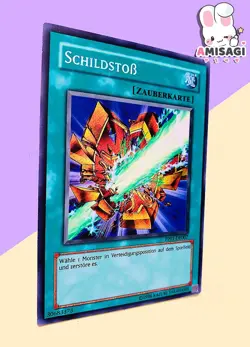 Yu-Gi-Oh! - Karte Schildstoss PP01-DE007 Secret Rare Trading Card TCG Deutsch - Image 2