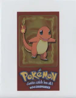 Charmander Topps Chrome Pokemon TV Animation Edition Tall Boys #4 2000 1m8 - Image 1
