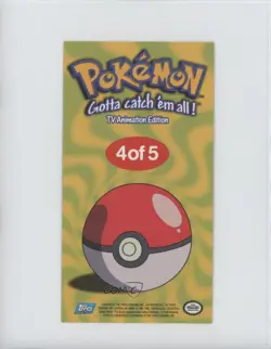 Charmander Topps Chrome Pokemon TV Animation Edition Tall Boys #4 2000 1m8 - Image 2