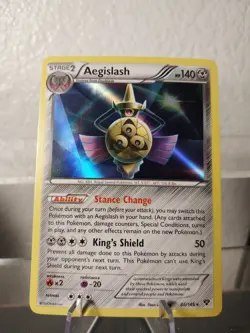 Pokemon - XY Base Set - Aegislash 86/146 Holo LP/NM Card - Image 1
