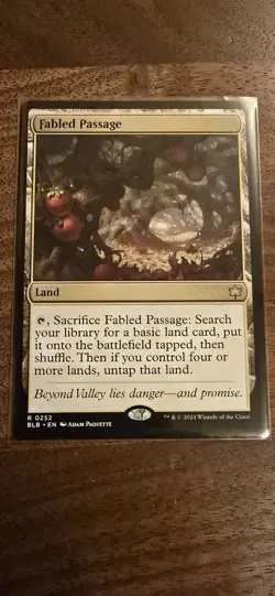 Fabled Passage MTG Magic the Gathering Bloomburrow Regular Card - Image 1