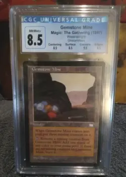 Mtg Gemstone Mine. (CGC) 8.5Q+ Weatherlight. - Image 1