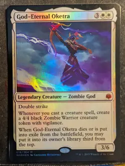 God-Eternal Oketra - Foil - War of the Spark (MTG) - Image 1