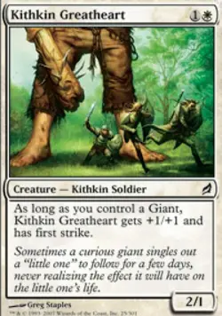 Kithkin Greatheart -Foil Medium Play MTG Lorwyn - Image 1