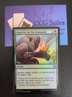 MTG Kaladesh Appetite for the Unnatural Foil Near Mint - Image 1