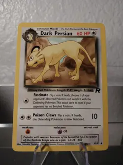 Pokemon - Team Rocket - Dark Persian 42/82 LP/NM Uncommon Card - Image 1