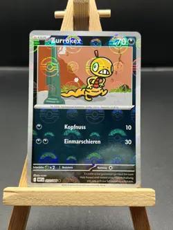 Pokemon Zurrokex Pokeball Reverse 057/086 Weisse Flammen deutsch NM Chase - Image 1