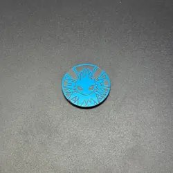 Blue Jolteon Coin 2025 Pokemon TCG S-Chinese Scarlet Violet Official Nintendo - Image 1
