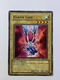 Yugioh Harpie Lady (Original Artwork) Metal Raiders 1st Edition MRD-008 - Image 2