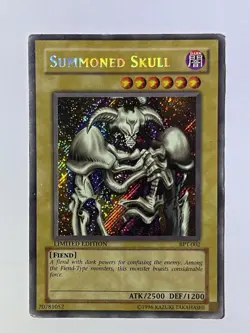 Yugioh Summoned Skull Secret Rare Limited Edition BPT-002 Heavy DMG Water DMG - Image 3