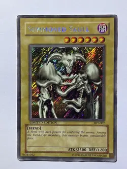 Yugioh Summoned Skull Secret Rare Limited Edition BPT-002 Heavy DMG Water DMG - Image 5