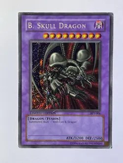 Yugioh B. Skull Dragon Secret Rare Limited Edition BPT-006 Heavily Played - Image 1
