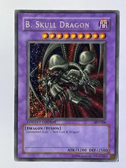 Yugioh B. Skull Dragon Secret Rare Limited Edition BPT-006 Heavily Played - Image 2
