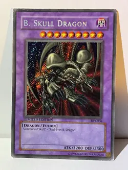 Yugioh B. Skull Dragon Secret Rare Limited Edition BPT-006 Heavily Played - Image 3