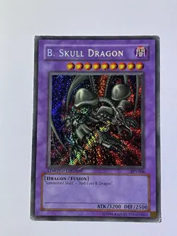 Yugioh B. Skull Dragon Secret Rare Limited Edition BPT-006 Heavily Played - Image 4
