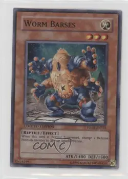 Worm Barses Limited Edition YuGiOh Hidden Arsenal 1 #HA01-EN018 2009 10ou - Image 1