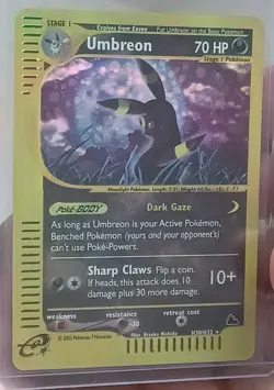 Affordable Umbreon H30/H32 Skyridge Holo Rare Pokemon FAN ART Pokemon - Image 2