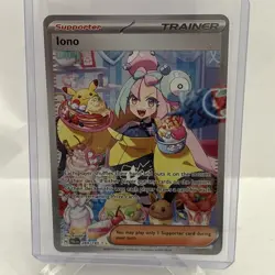 Iono - 269/193 - Pokemon Paldea Evolved Special Illustration Rare Card NM - Image 1