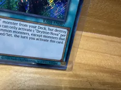 Drytron Nova RA04-EN097 Secret Rare Quarter Century Stampede YuGiOh Card - Image 4