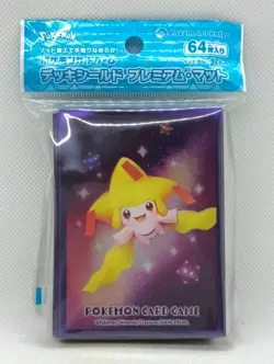 Pokemon Card Game Deck Shield Sleeve Premium Mat Radiant Jirachi Pokemon Center - Image 1