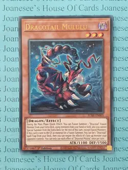 JUSH-EN005 Dracotail Mululu Ultra Rare Yu-Gi-Oh Card 1st Edition New - Image 1