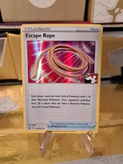 Escape Rope Holo Pokemon Prize Pack Series 1 Promo Pokemon Card NM/LP Play Stamp - Image 1
