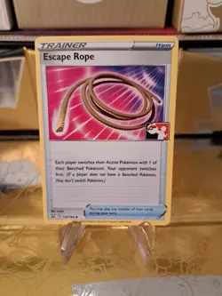 Escape Rope Pokemon Prize Pack Series 1 Promo Pokemon Card NM/LP Play Stamp - Image 1