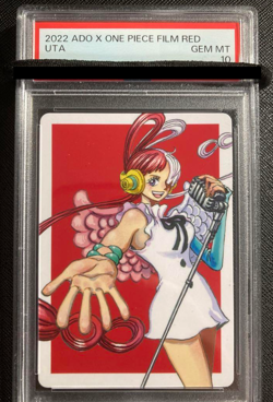 PSA10 2022 Ado One Piece Film Red Uta Promo Card #10 GEM MT Rare Japanese - Image 1