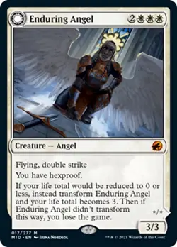 MTG Foil - Enduring Angel - 17 / NM / English - Image 1