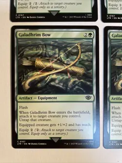 4x Mtg Lord Of The Rings Galadhrim Bow NM Magic The Gathering - Image 2