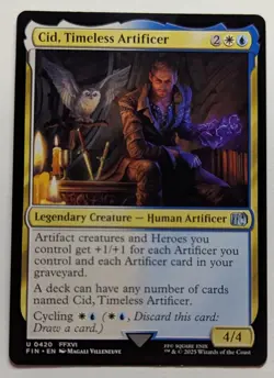 CID, TIMELESS ARTIFICER #420 FFXVI - Final Fantasy MTG Magic: the Gathering - Image 1