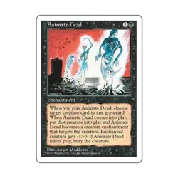 WOTC MtG 5th Ed Animate Dead (U) NM - Image 1