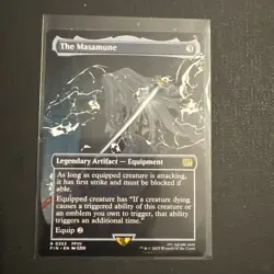 MTG The Masamune - Borderless, NM-Mint, English Final Fantasy - Image 1