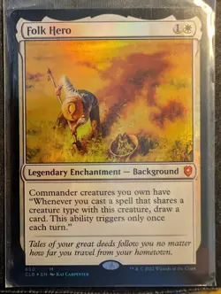 Folk Hero - Foil - Commander Legends Battle for Baldur's Gate (MTG) - Image 1