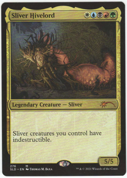1x Sliver Hivelord MTG Secret Lair Lightly Played - Image 1