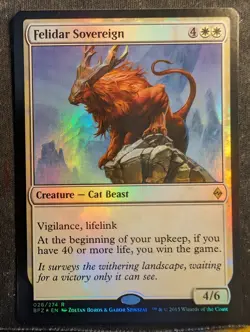 Felidar Sovereign - Foil - Battle for Zendikar (MTG) - Image 1