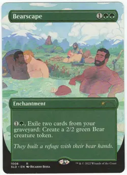 1x Bearscape MTG Secret Lair Lightly Played - Image 1
